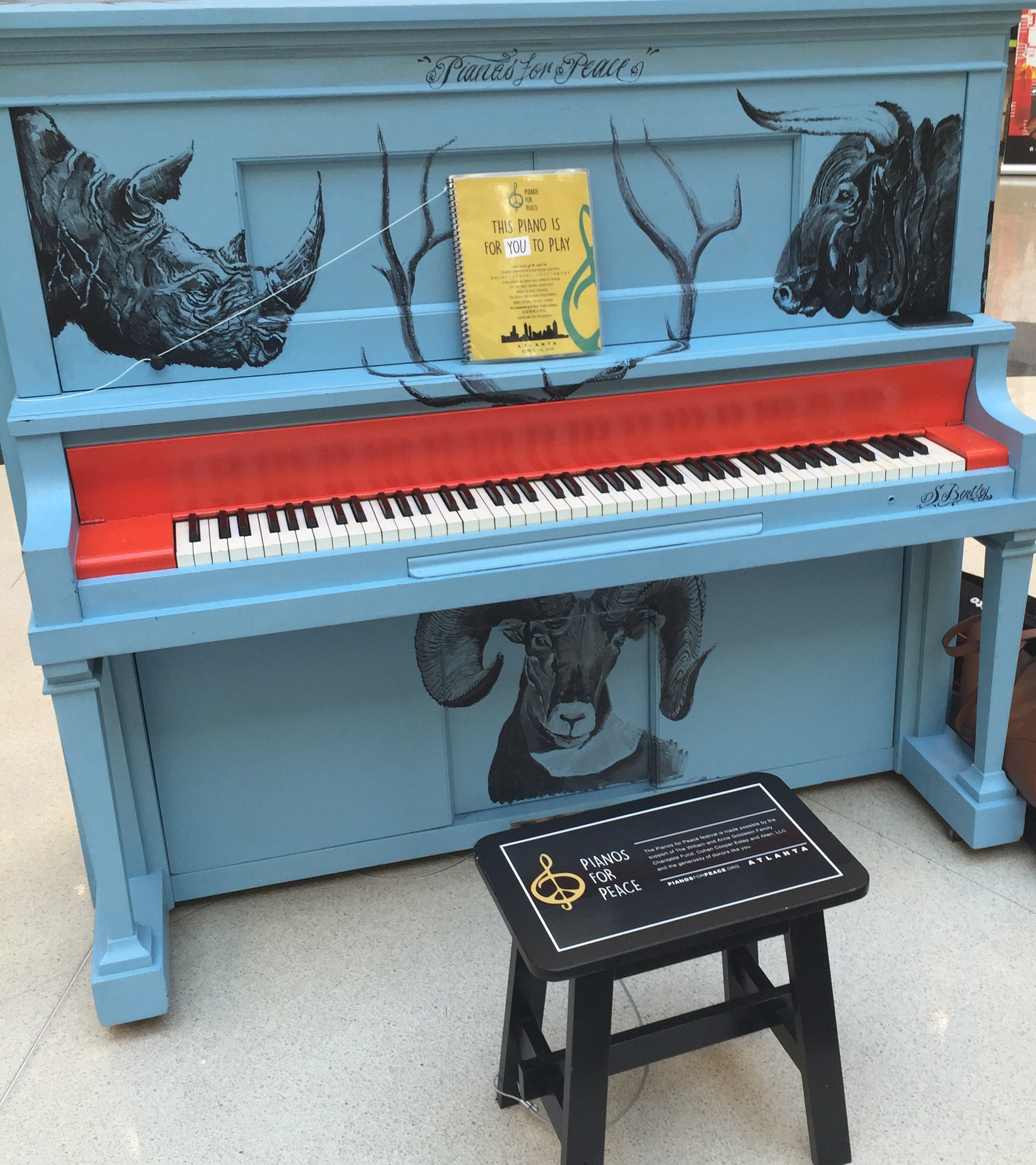 Hartsfield-Jackson hosts closing ceremony for inaugural Pianos for Peace Festival